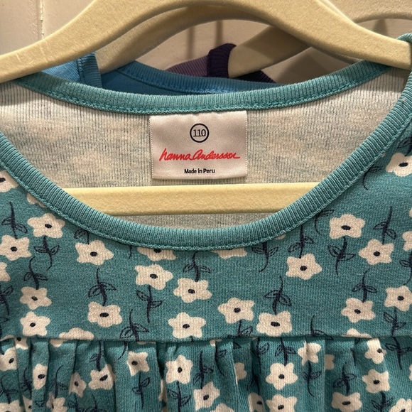 4 Hanna Andersson size 5 (110cm) long sleeve dresses - Picture 5 of 9